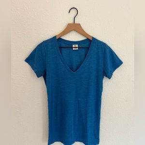 Blue Knit Victoria Secret PINK T-Shirt | Small